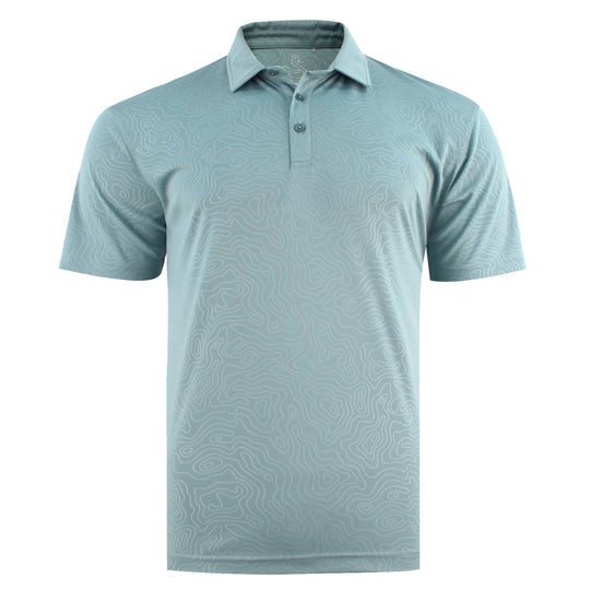 Swannies Maguire Slate Mens Golf Polo