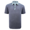 Swannies Marco Navy Sky Mens Polo
