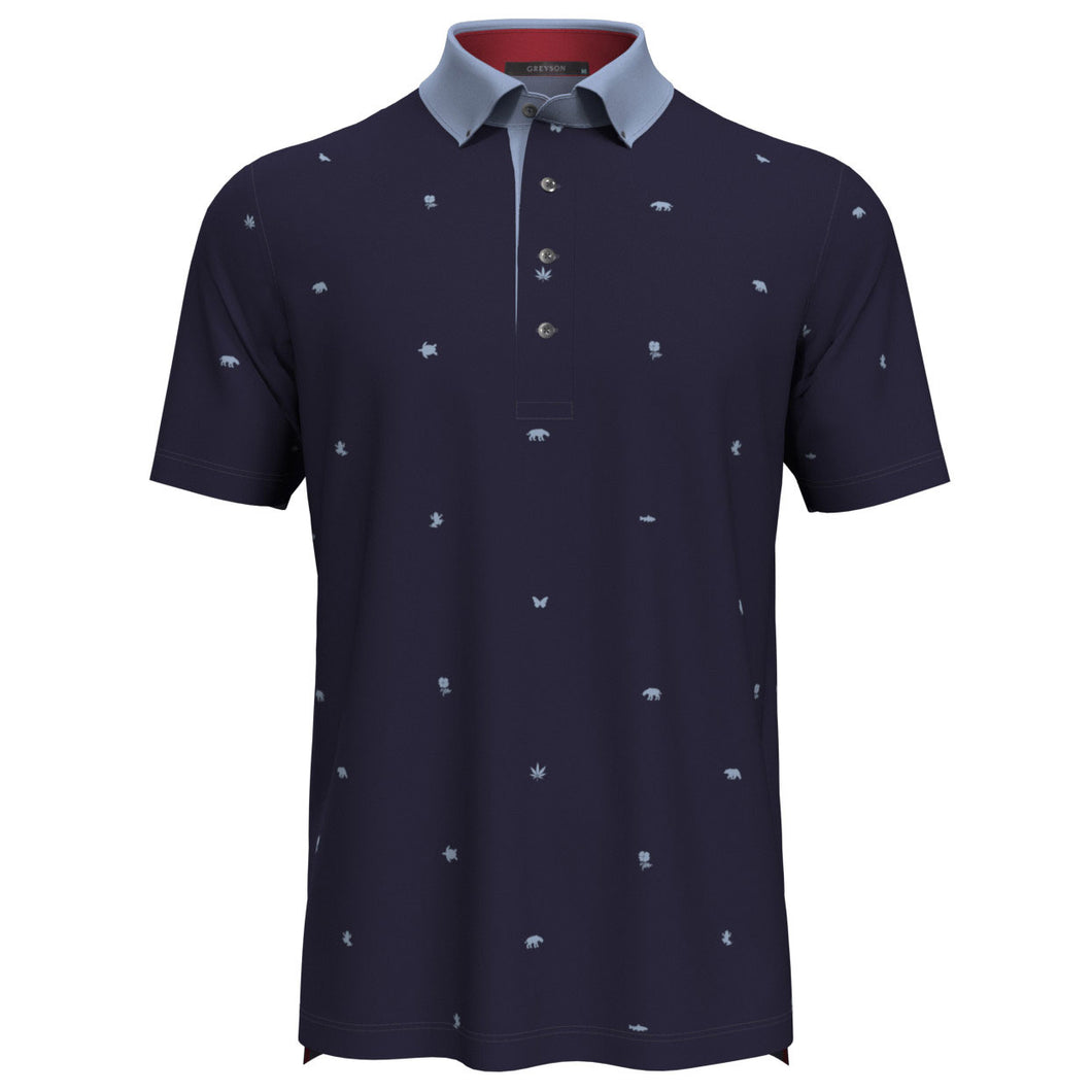 Greyson Spirit of California Mens Golf Polo - RAVEN 401/XL