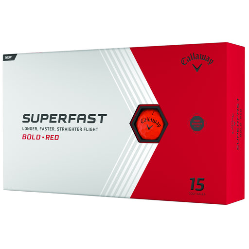 Callaway Superfast BOLD Golf Balls - 15 Pack - Red