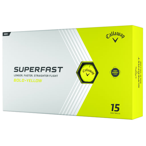Callaway Superfast BOLD Golf Balls - 15 Pack - Yellow