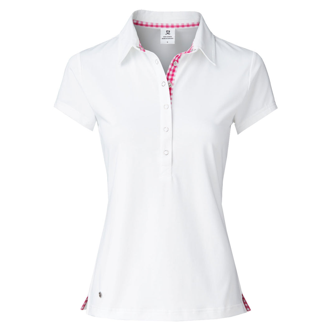 Daily Sports Dina White Womens Golf Polo 1 - WHITE 100/XL