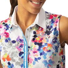 Load image into Gallery viewer, Daily Sports Mira Womens White SL Golf Polo
 - 3