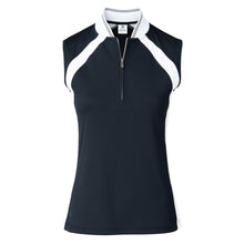 Load image into Gallery viewer, Daily Sports Carole Navy Womens SL Golf Polo
 - 1