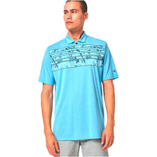 Load image into Gallery viewer, Oakley Azalea Stripe Mens Golf Polo - AVIATR HTHR 6F1/XL
 - 1