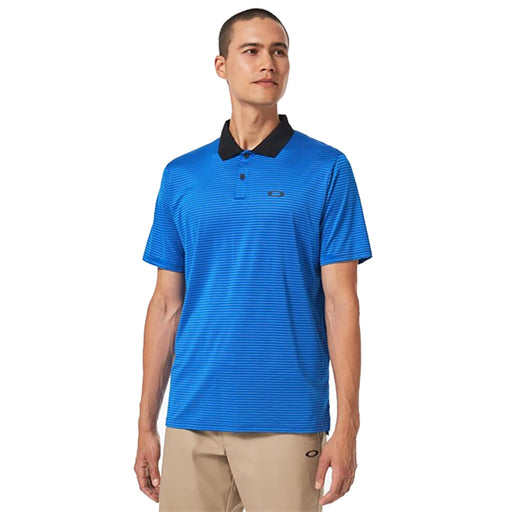 Oakley Divisional Stripe Mens Golf Polo - Ozone 62t/XXL