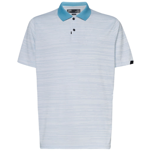 Oakley Gravity Pro Stripe Mens Golf Polo - WHITE 100/XXL