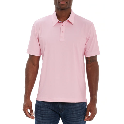 Robert Graham Burgon Mens Golf Polo - Light Pink/XL
