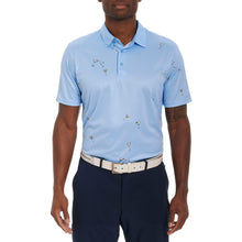Load image into Gallery viewer, Robert Graham Gibson Perform Knit Mens Golf Polo - Light Blue/XXL
 - 3