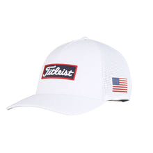 Load image into Gallery viewer, Titleist Oceanside Stars and Stripes Mens Golf Hat - WHT/NVY/RED 146
 - 3