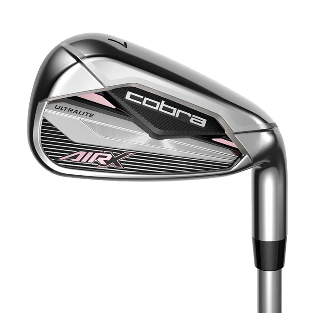 Cobra Air-X BkPk Womens Irons Golf Set - 5H6H7-PWSW/Graphite/Ladies