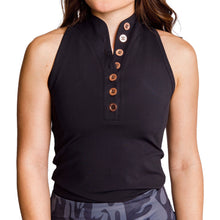 Load image into Gallery viewer, Calliope Latah Womens Sleeveless Golf Polo - Black/L
 - 1