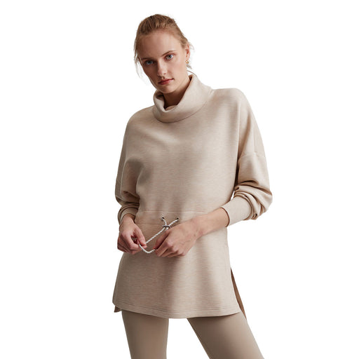 Varley Freya Womens Sweatshirt - Light Sand Marl/M