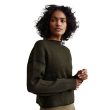 Load image into Gallery viewer, Varley Grant Knit Dark Olive Womens Sweater
 - 2