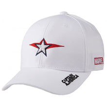 Load image into Gallery viewer, Volvik Marvel Captain America Mens Golf Hat - White
 - 3
