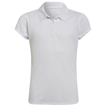 Load image into Gallery viewer, Adidas Performance Primegreen Girls Golf Polo - WHITE 100/M
 - 1