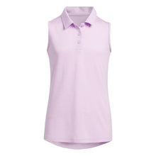 Load image into Gallery viewer, Adidas HEAT.RDY Girls Sleeveless Golf Polo - BLISS LILAC 534/XL
 - 1