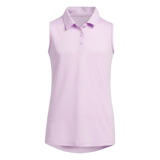 Adidas HEAT.RDY Girls Sleeveless Golf Polo - BLISS LILAC 534/XL