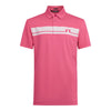 J. Lindeberg Clark Relaxed Fit Hot Pink Mens Golf Polo