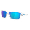Oakley Cables Polished Clear Prizm Sapphire Polarized Sunglasses