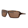 Oakley Cables Brown Tortoise Prizm Tungsten Polarized Sunglasses