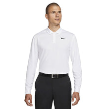 Load image into Gallery viewer, Nike Dri-Fit Victory Mens Long Sleeve Golf Polo - WHITE 100/XXL
 - 5