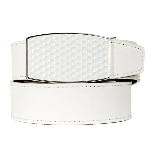 Nexbelt Aston Eagle Ratchet White Mens Belt - White