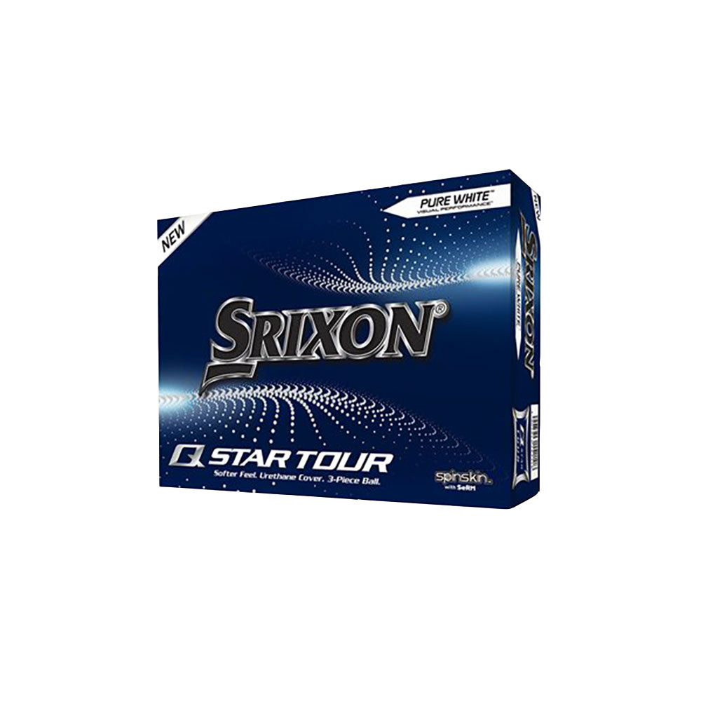 Srixon Q-Star Tour 4 White Golf Ball - Dozen - Default Title
