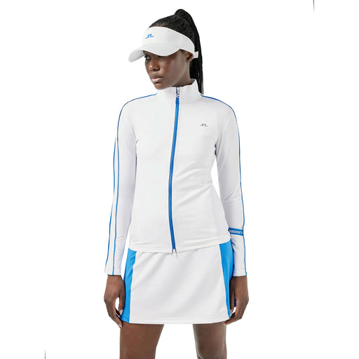 J. Lindeberg Tamara Mid White Womens Golf Jacket - WHITE 0000/L