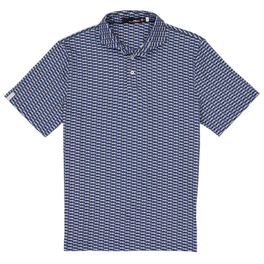 RLX Ralph Lauren Lightweight Airflow Jersey Light Navy Mens Golf Polo