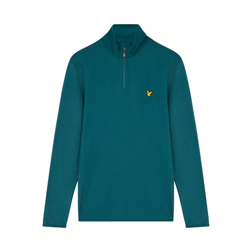 Lyle & Scott Tech Midlayer Mens Golf 1/4 Zip - GOLF GREEN 365/XXL