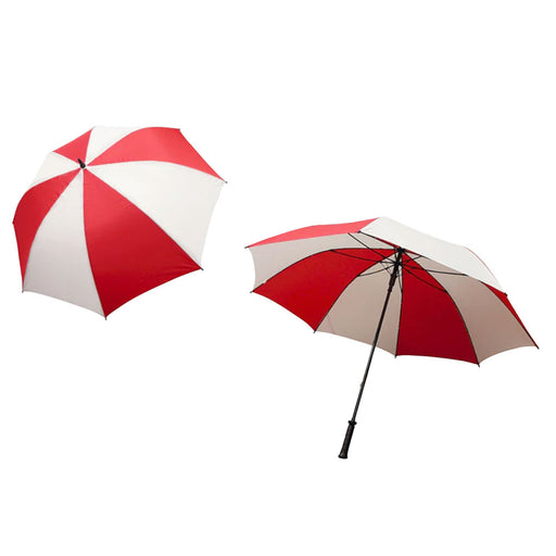 JPLann Single Canopy Auto Open Umbrella - Red/White