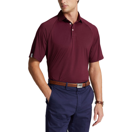 RLX Ralph Lauren Ltwt Af Jersey Ruby Men Golf Polo - Rich Ruby/XL