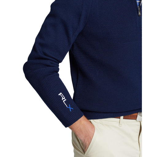 RLX Ralph Lauren Thermo Wind Navy Men Golf Sweater
