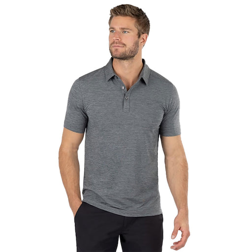 TravisMathew Heating Up Mens Golf Polo - Hthr Grey 9hgr/XXL