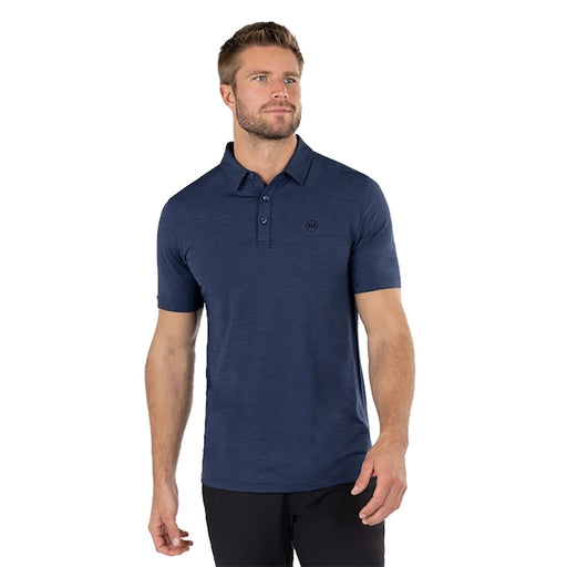 TravisMathew Heating Up Mens Golf Polo - Hthr Navy 4hnv/XXL