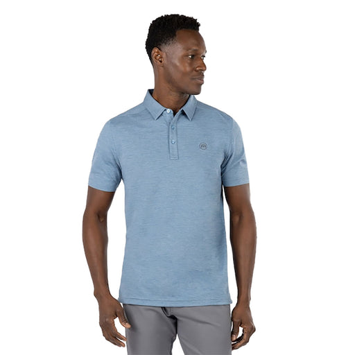 TravisMathew Heating Up Mens Golf Polo - Htr Cp Blu 4hcp/XXL