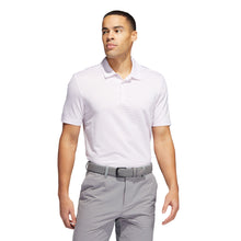 Load image into Gallery viewer, Adidas Ottoman Stripe Mens Golf Polo - Almost Pink/Wht/XXL
 - 1