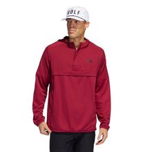 Load image into Gallery viewer, Adidas Anorak Primeblue Mens Golf 1/2 Zip - Legacy Burgundy/XXL
 - 3