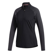 Load image into Gallery viewer, Adidas UV Solid Black Grey Womens Golf 1/2 Zip - Black/Grey/XXL
 - 1