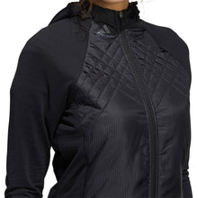 Load image into Gallery viewer, Adidas Hybrid Quilted Black Womens Golf Jacket
 - 4