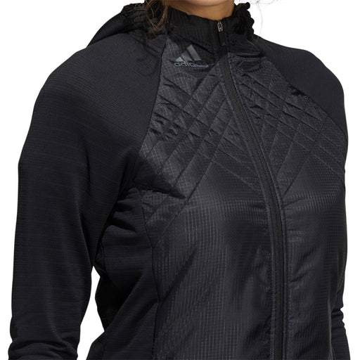 Adidas Hybrid Quilted Black Womens Golf Jacket