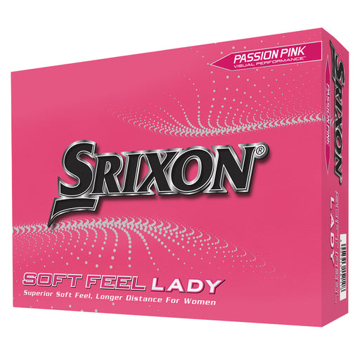 Srixon Soft Feel Lady 8 Golf Balls - Dozen - Passion Pink