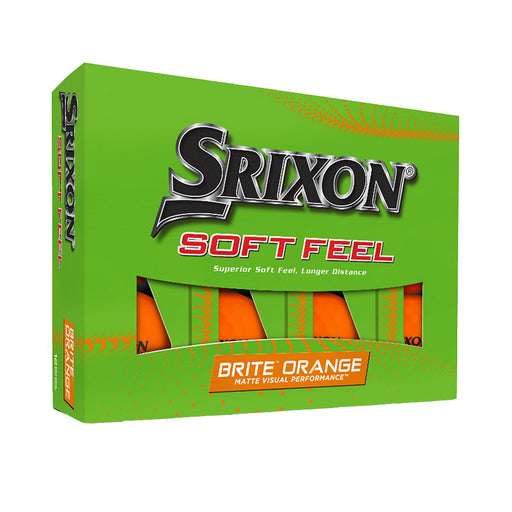 Srixon Soft Feel 13 Brite Golf Balls - Dozen - Brite Orange