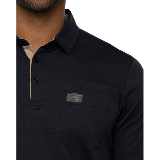 TravisMathew Valetta Black Mens Golf Polo