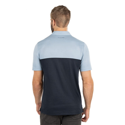 TravisMathew Chock A Blck Fade Denim Men Golf Polo