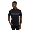 TravisMathew Signal Black Mens Golf Polo