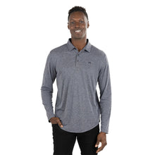 Load image into Gallery viewer, TravisMathew Wilderness Mens Long Sleeve Golf Polo - Hthr Black 0hbl/XL
 - 3