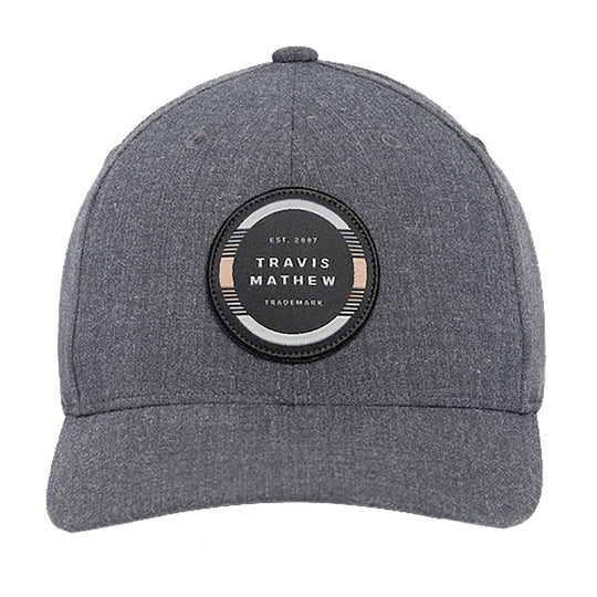 TravisMathew Free Roll Heather Grey Pinstripe Mens Hat