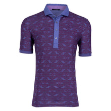 Load image into Gallery viewer, Greyson Wolf Labyrinth Mens Golf Polo - AUBERGINE 373/L
 - 3